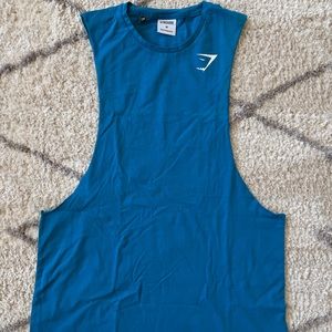 Mens Medium Gym Shark Tank (Blue)